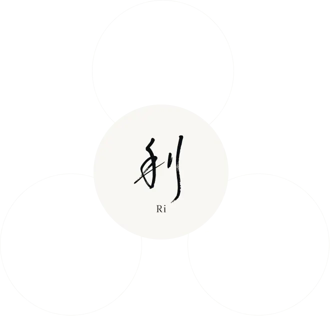 Ri：The spirit of the tea ceremony・Wabi-sabi・Once-in-a-lifetime encounter
